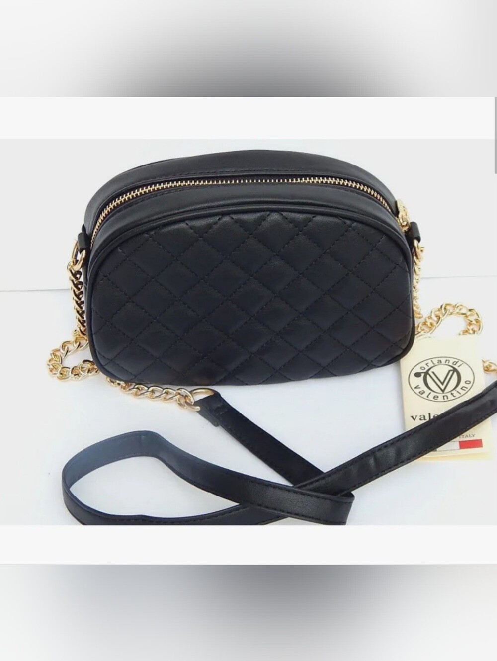 Valentino Orlandi Crossbody Camera Bag V-2000 Black - Picture 5 of 6